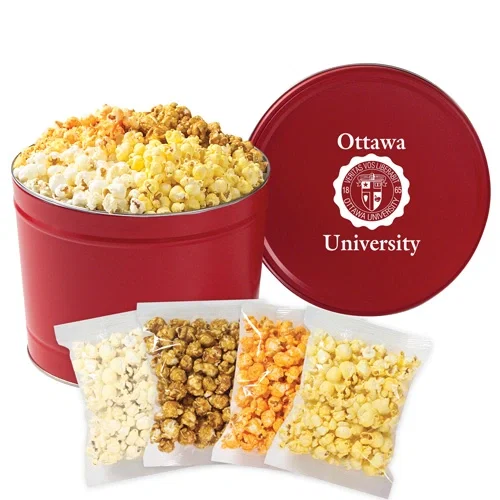 4-Way Popcorn Tin Set - Individually Bagged — view 3