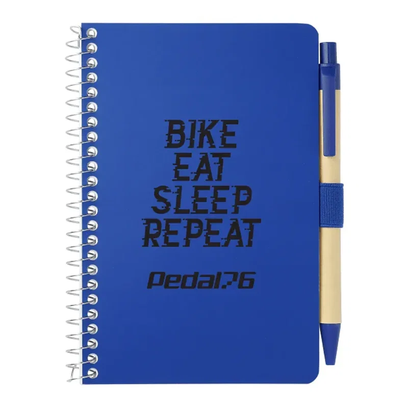 4" x 6" FSC® Mix Pocket Spiral Notebook with Pen — view 5