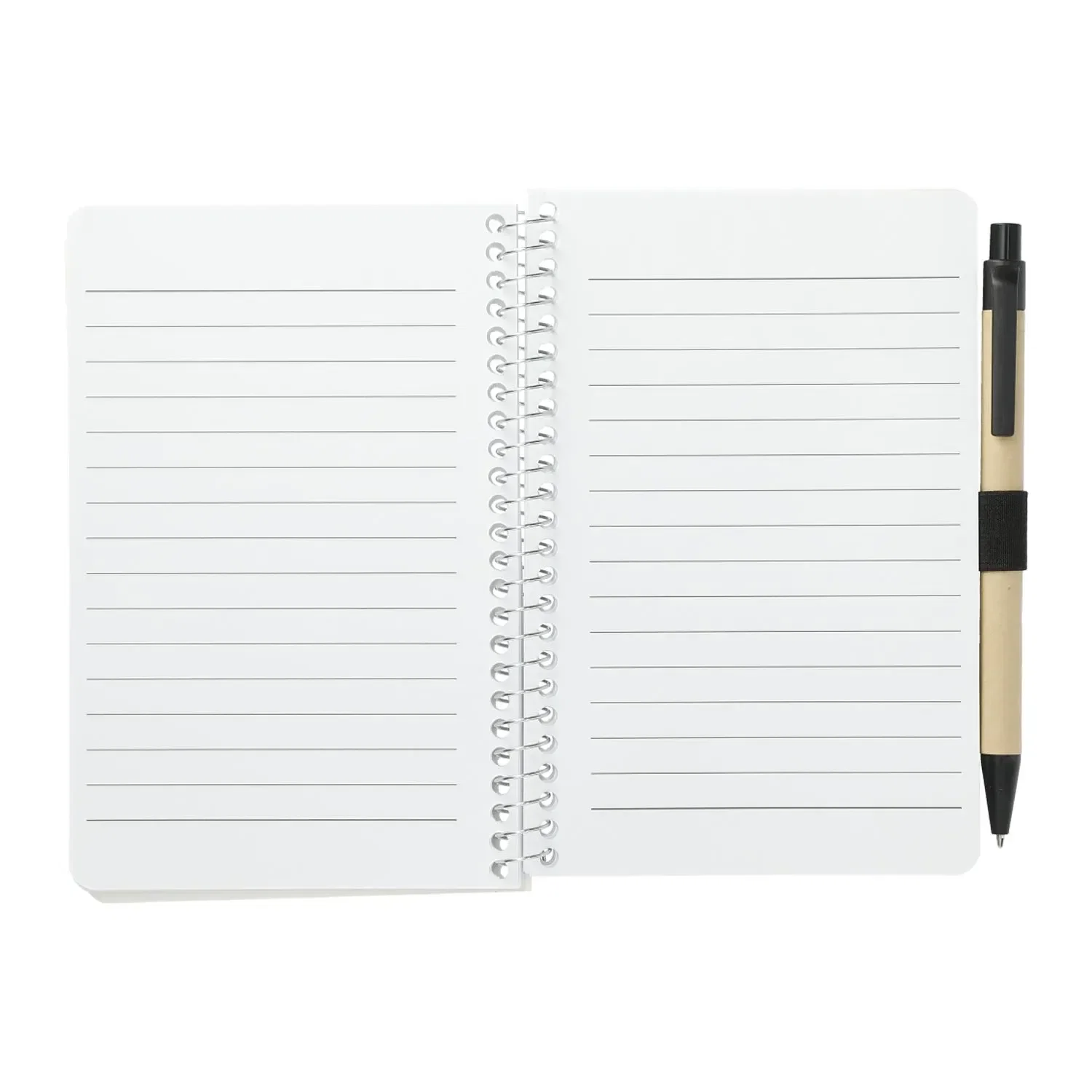 4" x 6" FSC® Mix Pocket Spiral Notebook with Pen — view 7