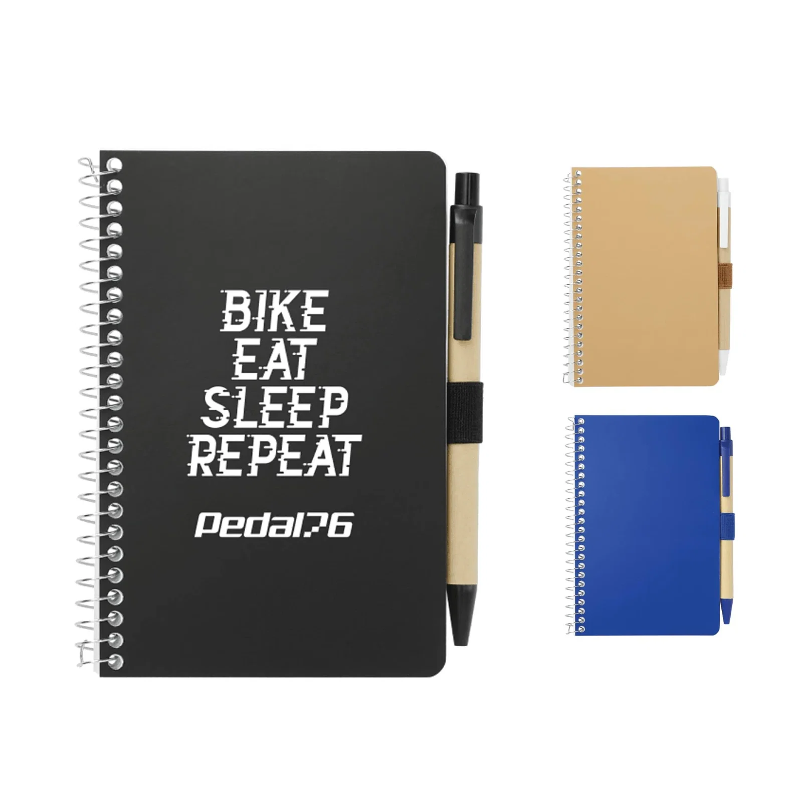 4" x 6" FSC® Mix Pocket Spiral Notebook with Pen — view 23