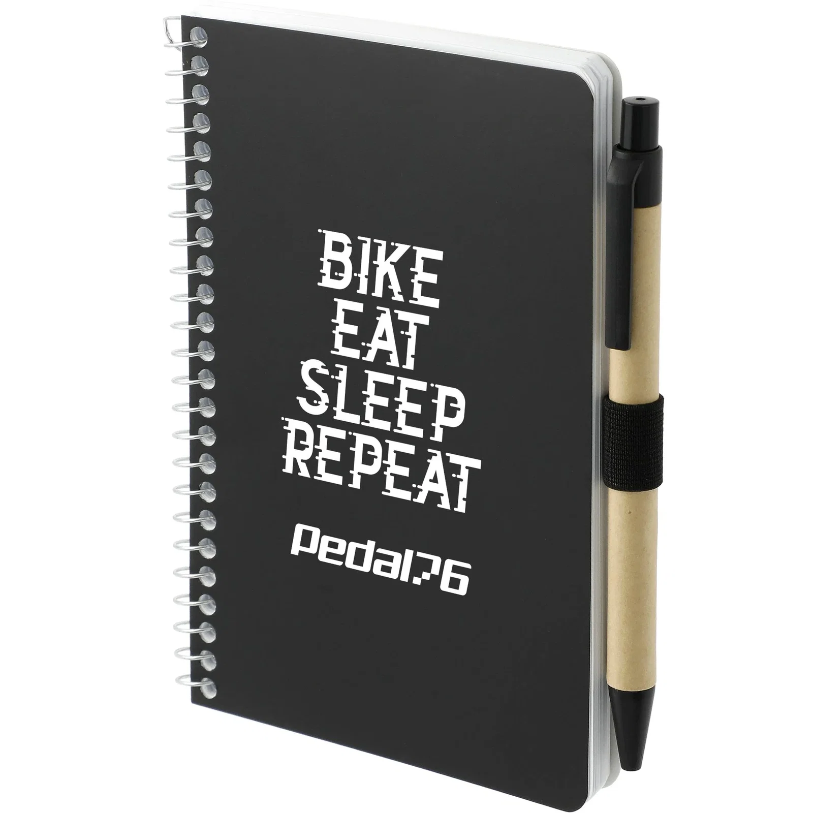 4" x 6" FSC® Mix Pocket Spiral Notebook with Pen — view 28