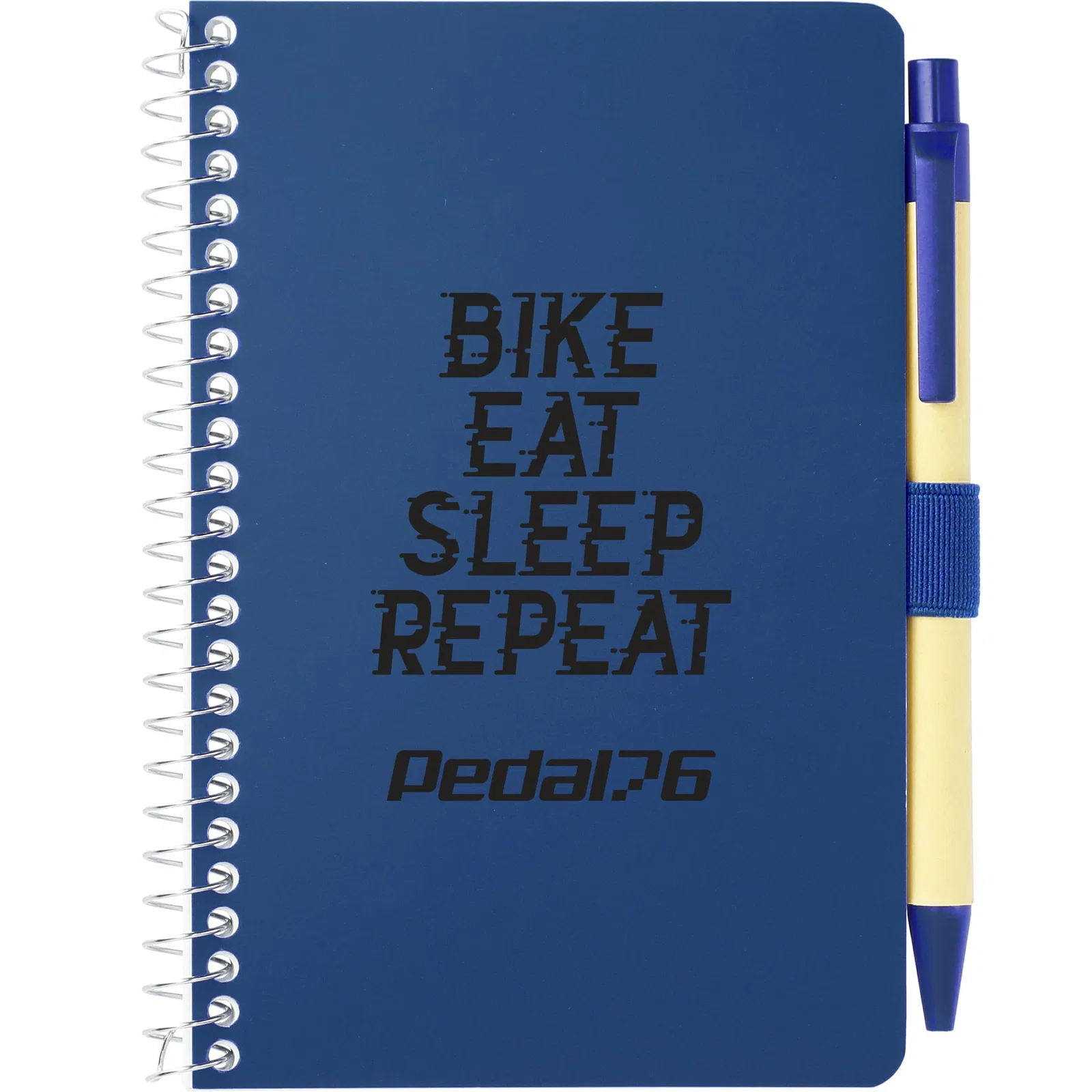 4" x 6" FSC® Mix Pocket Spiral Notebook with Pen — view 37