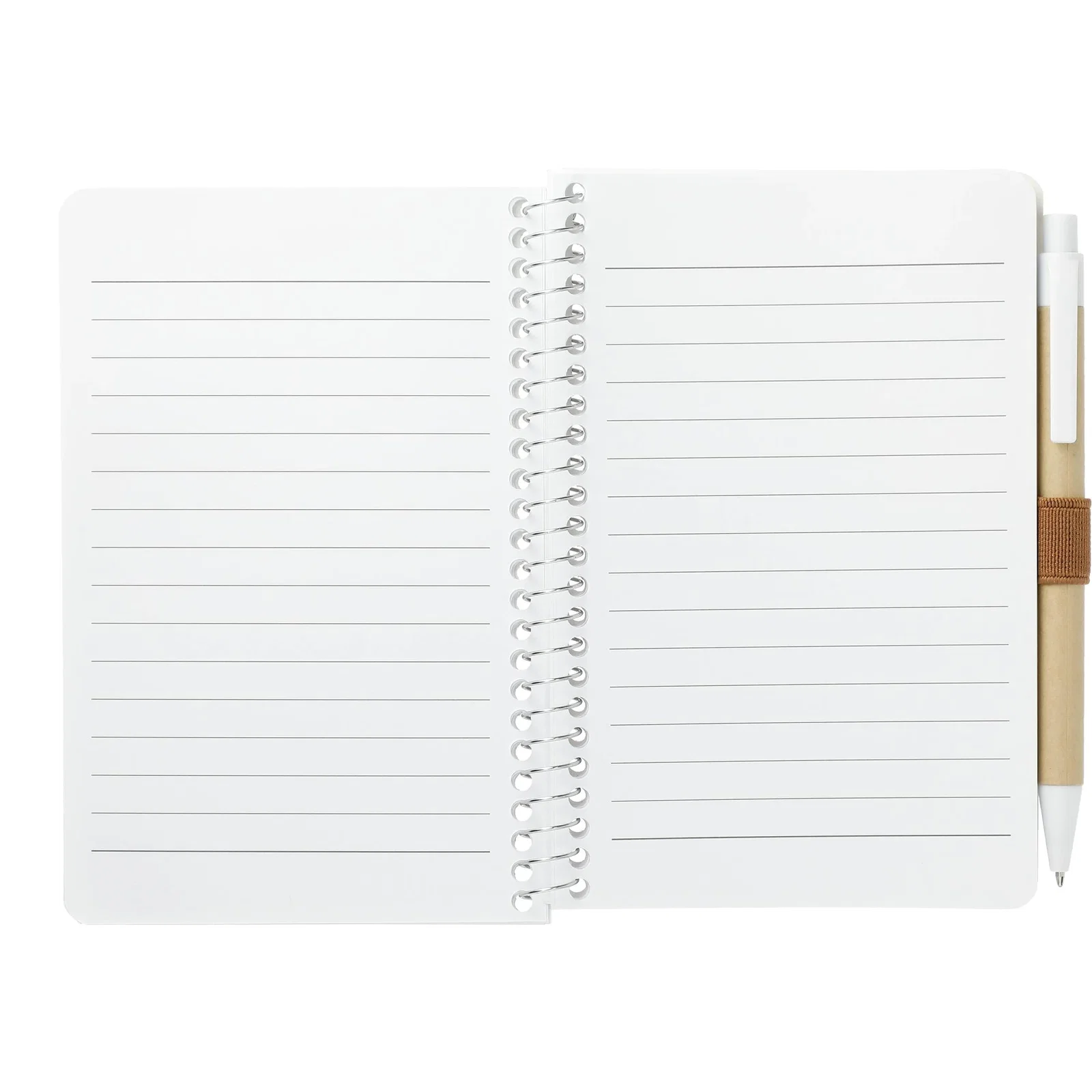 4" x 6" FSC® Mix Pocket Spiral Notebook with Pen — view 38