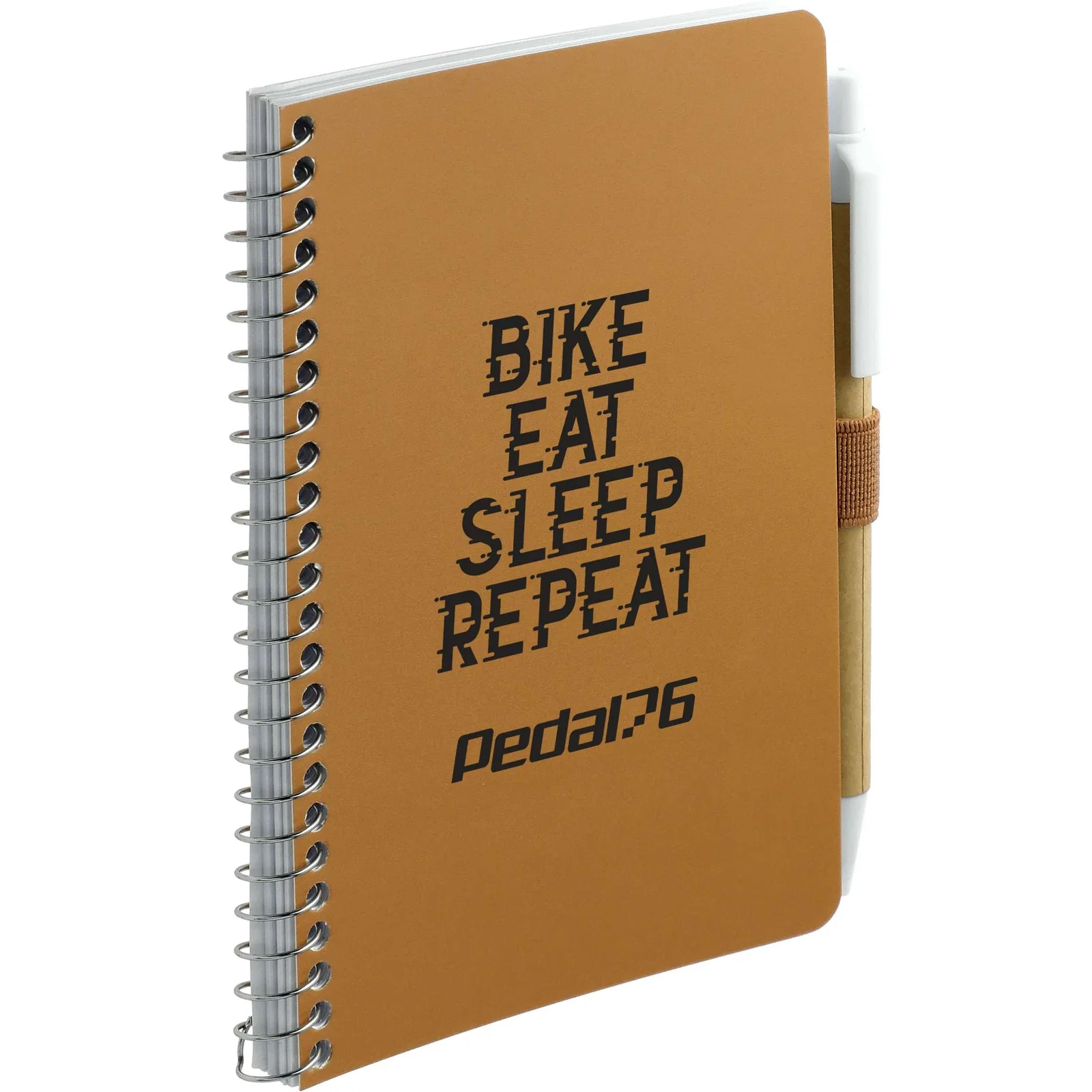 4" x 6" FSC® Mix Pocket Spiral Notebook with Pen — view 43