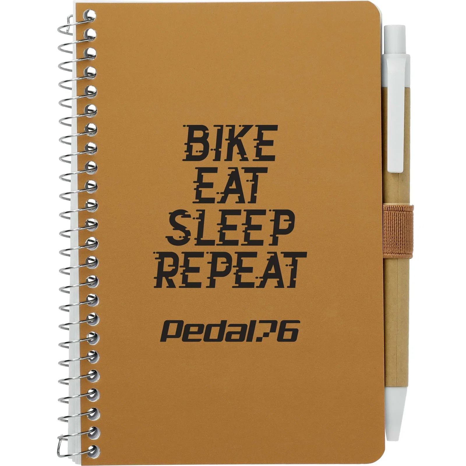 4" x 6" FSC® Mix Pocket Spiral Notebook with Pen — view 44