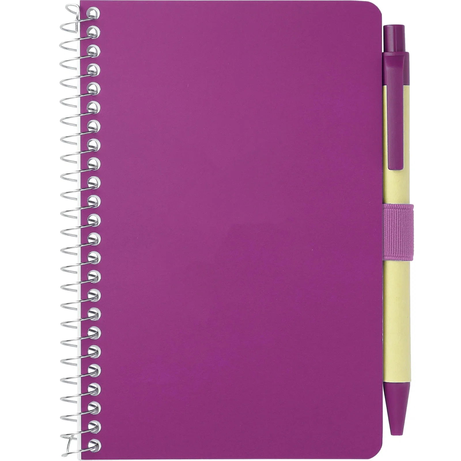 4" x 6" FSC® Mix Pocket Spiral Notebook with Pen — view 47