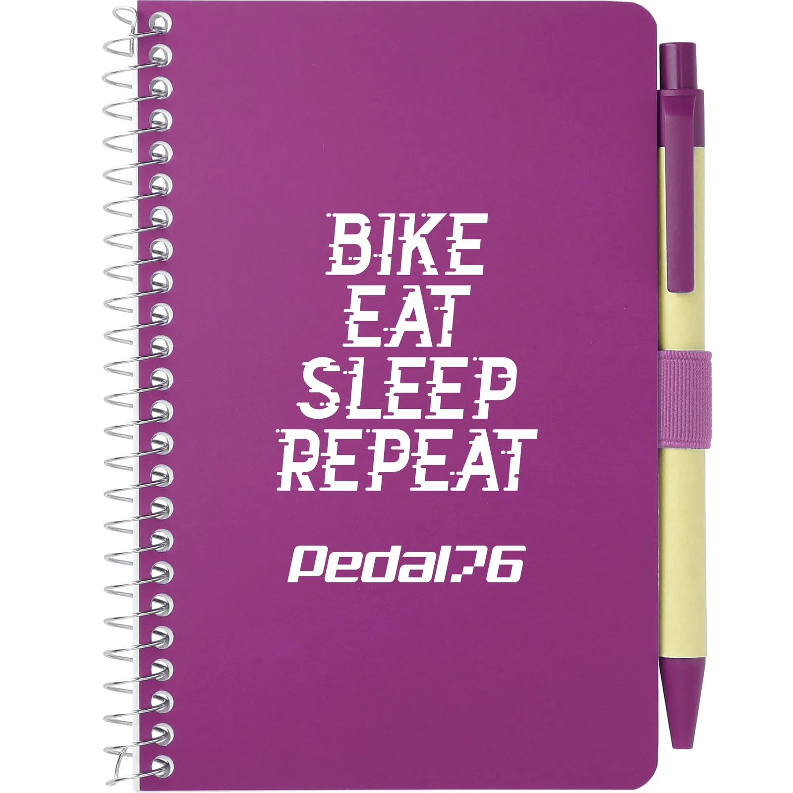 4" x 6" FSC® Mix Pocket Spiral Notebook with Pen — view 48