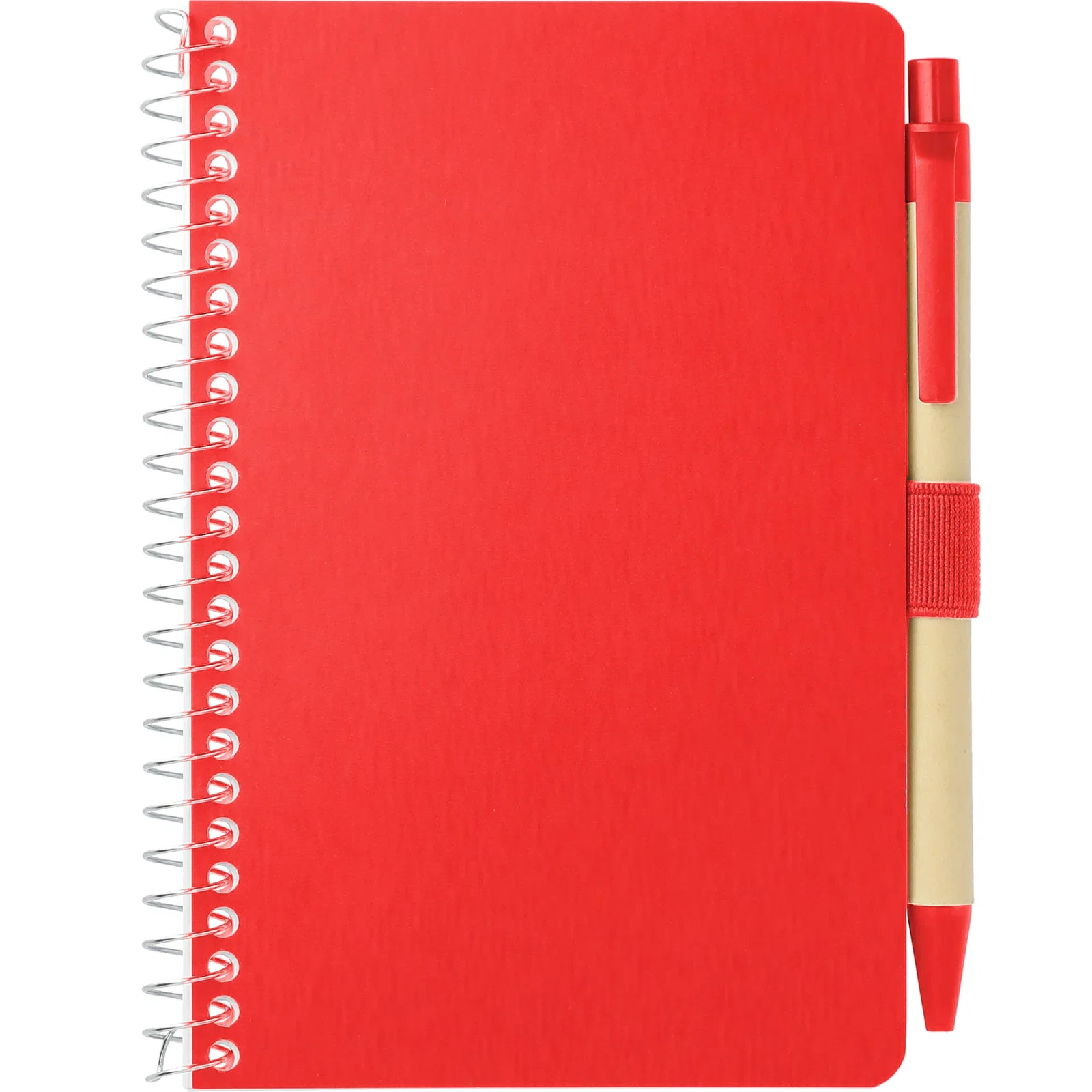 4" x 6" FSC® Mix Pocket Spiral Notebook with Pen — view 49