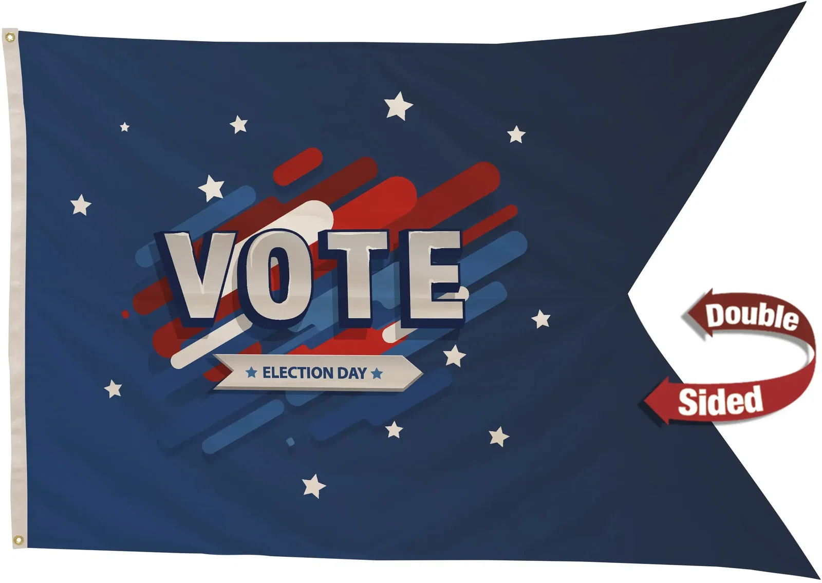 4' x 6' Nylon Guidon Flag Double-Sided — view 3