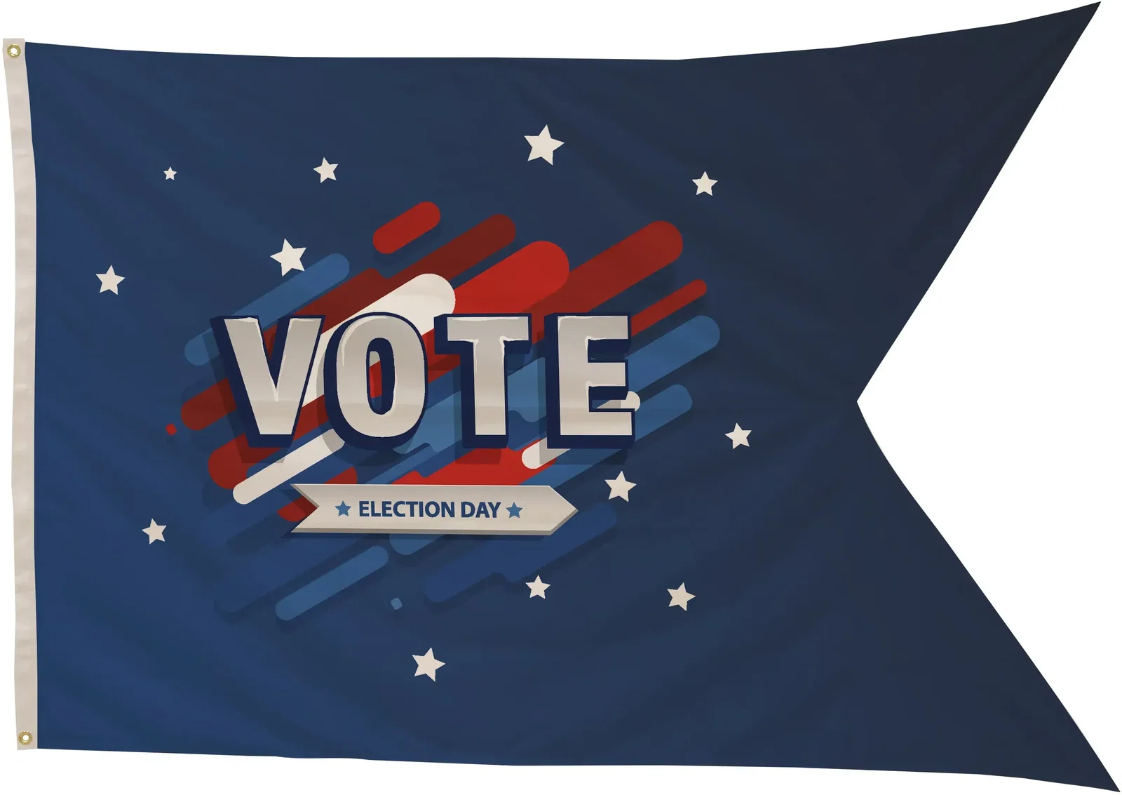 4' x 6' Nylon Guidon Flag Single-Sided — view 4