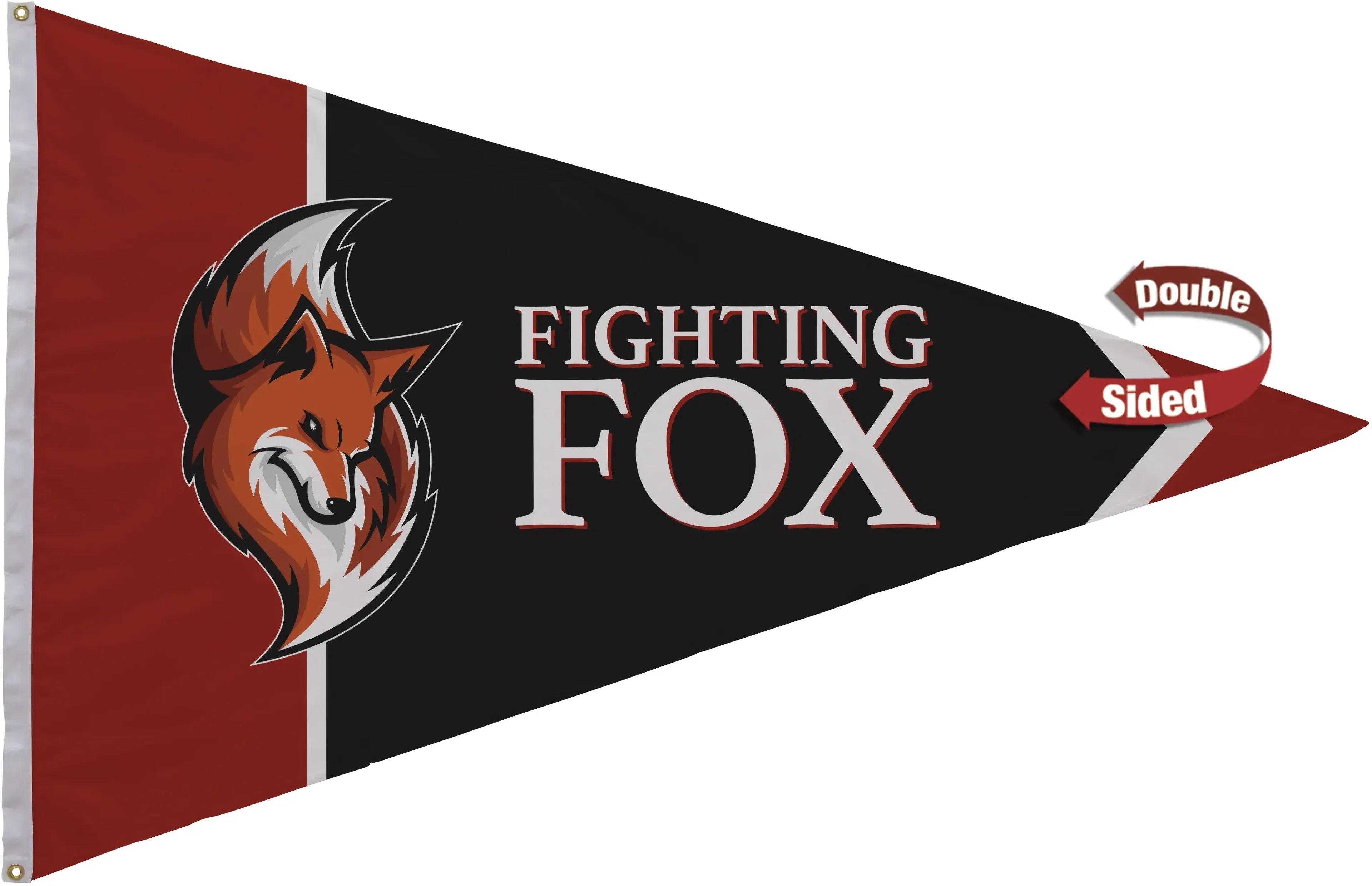 4' x 6' Nylon Pennant Flag Double-Sided — view 4