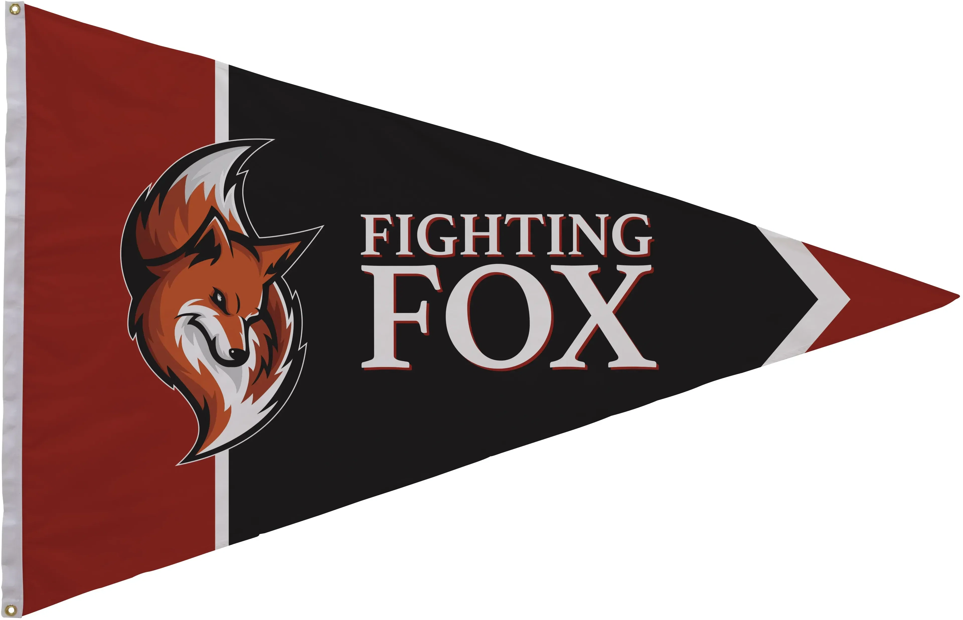 4' x 6' Nylon Pennant Flag Single-Sided — view 2
