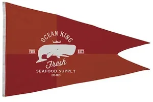 4' x 6' Polyester Burgee Flag Single-Sided