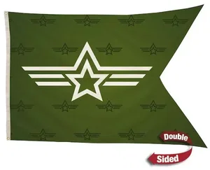 4' x 6' Polyester Guidon Flag Double-Sided