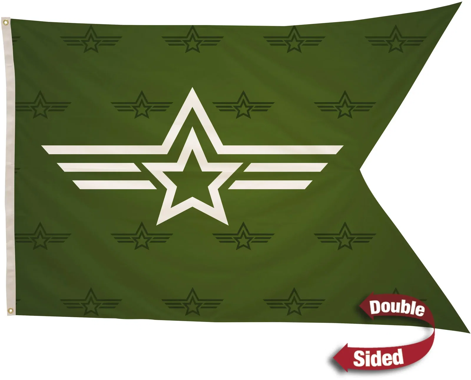 4' x 6' Polyester Guidon Flag Double-Sided — view 2