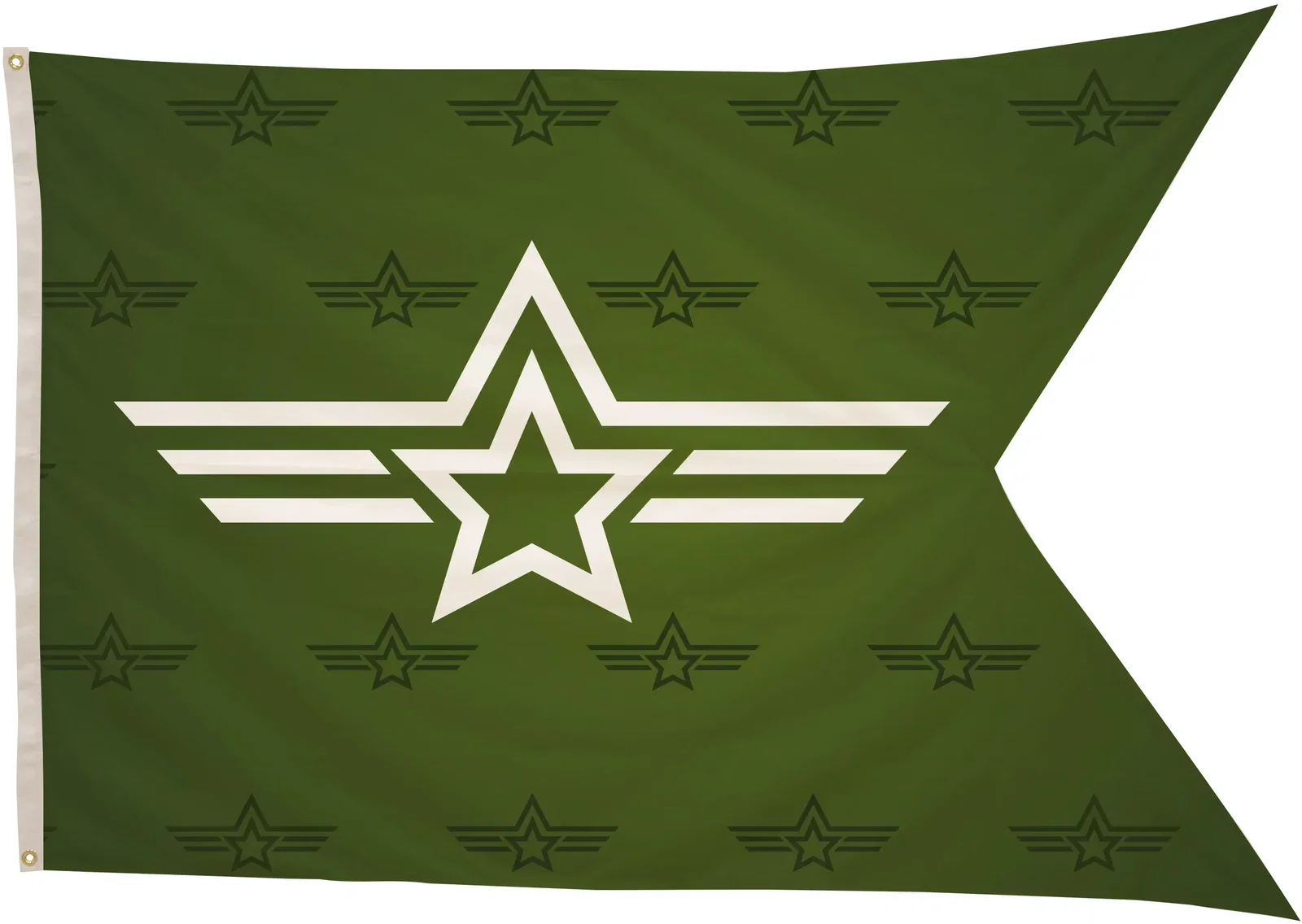 4' x 6' Polyester Guidon Flag Single-Sided — view 2