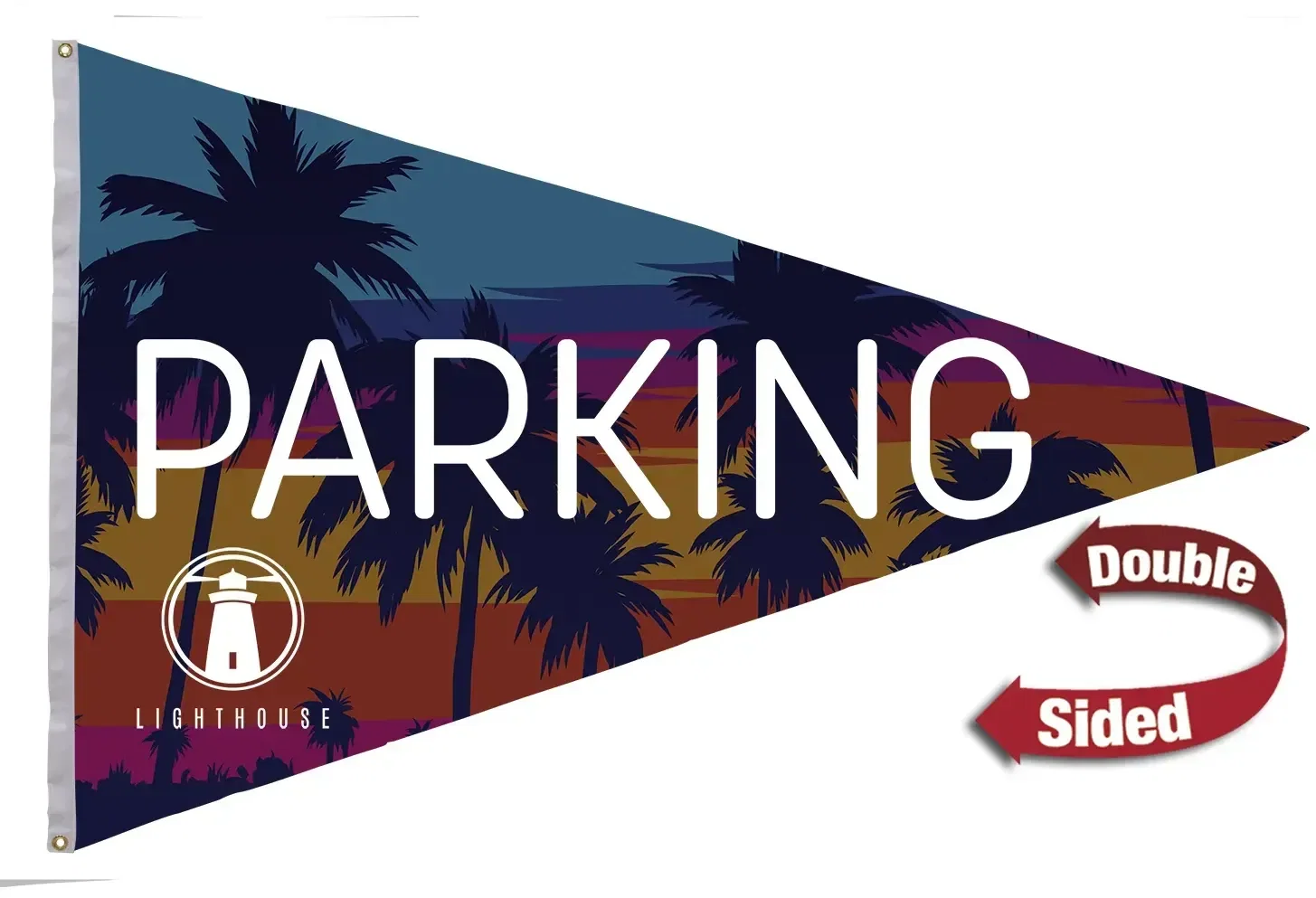 4' x 6' Polyester Pennant Flag Double-Sided — view 2