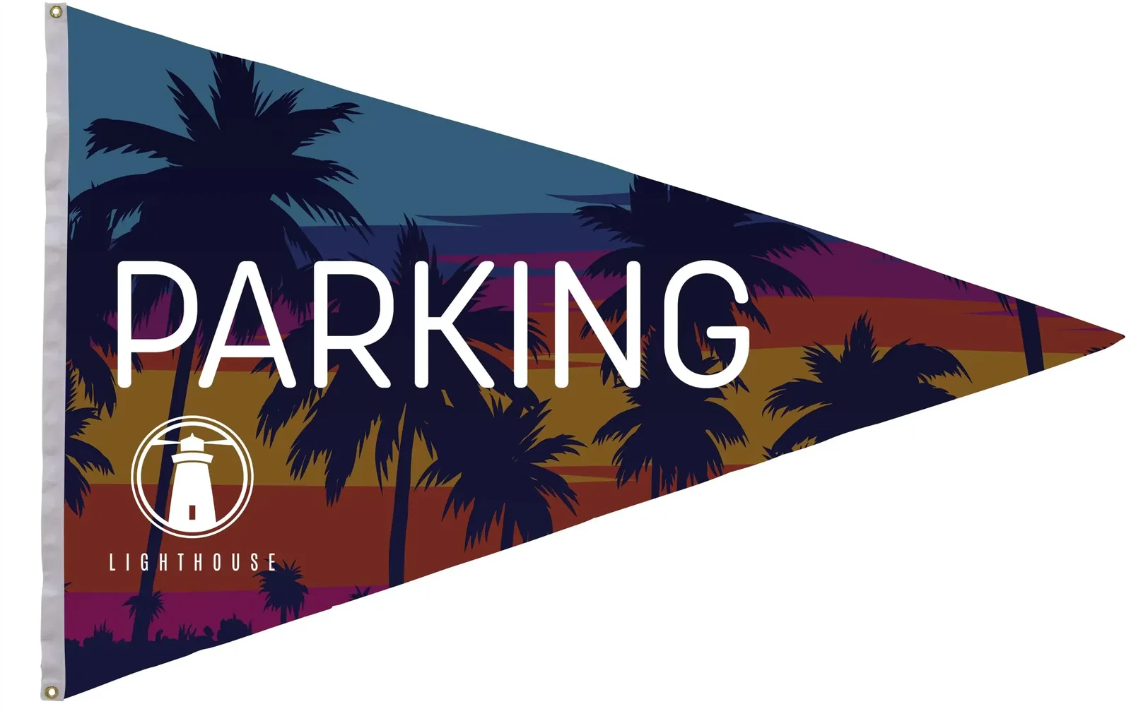 4' x 6' Polyester Pennant Flag Single-Sided — view 2