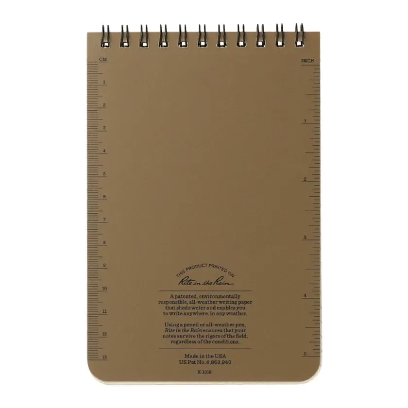 4” x 6” Rite in the Rain Top Spiral Notebook — view 2