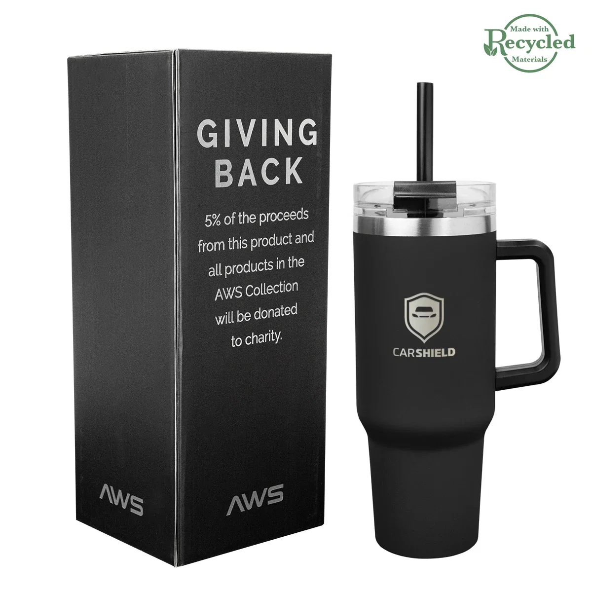 - 40 Oz. AWS Intrepid Stainless Steel Tumbler — view 10