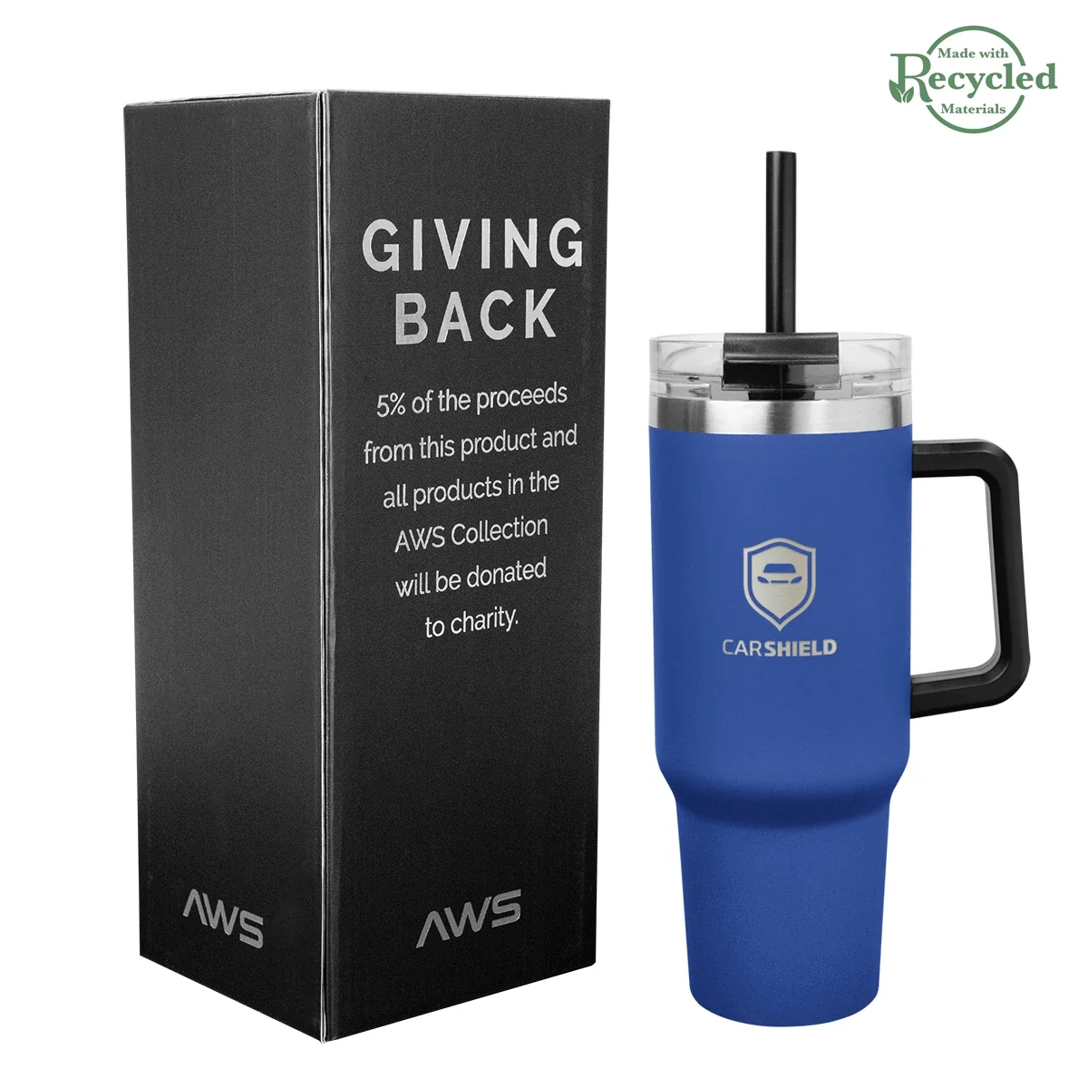 - 40 Oz. AWS Intrepid Stainless Steel Tumbler — view 12