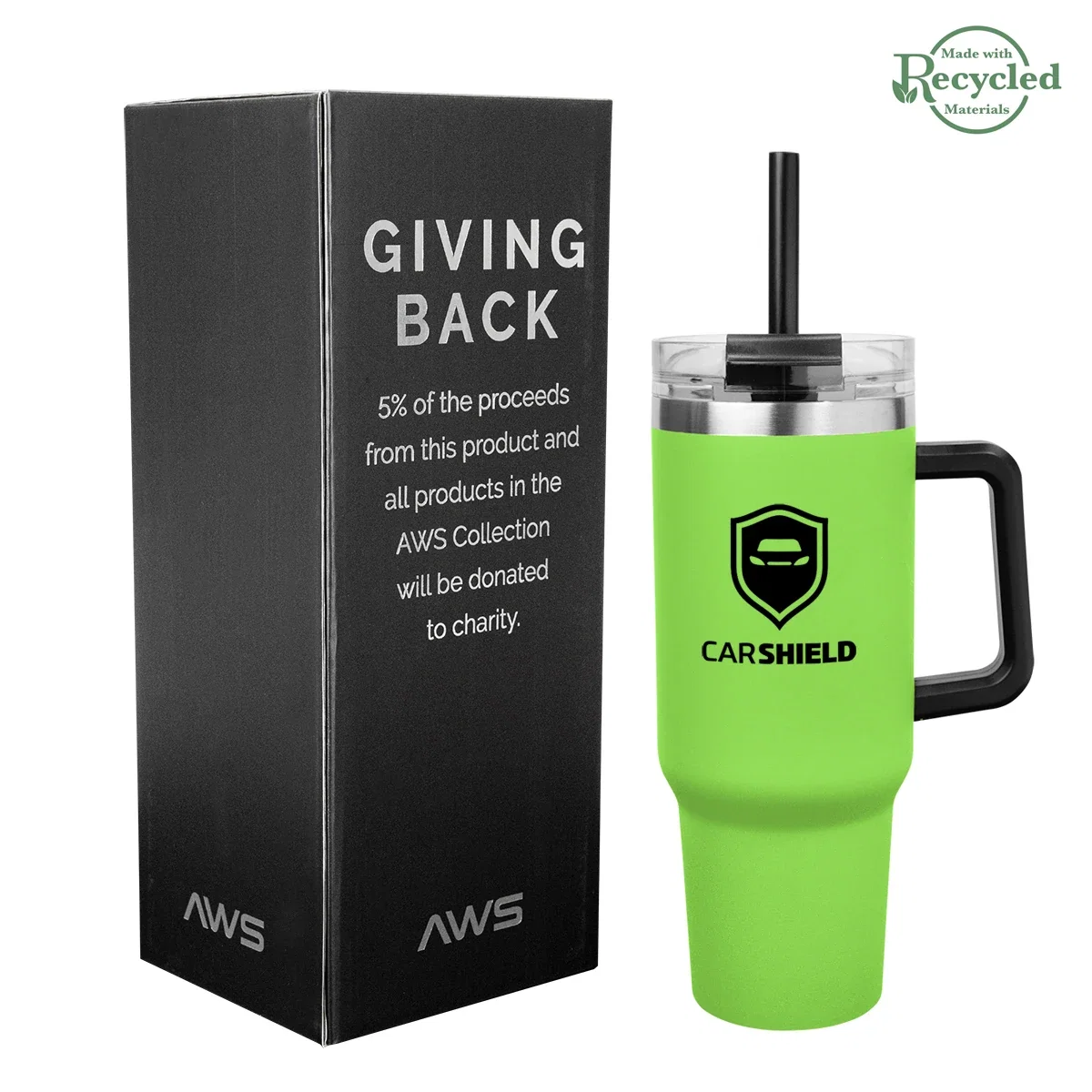 - 40 Oz. AWS Intrepid Stainless Steel Tumbler — view 13