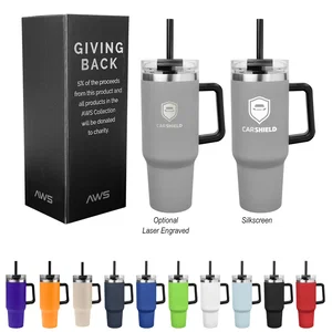 AWS 40 Oz. Intrepid Stainless Steel Tumbler