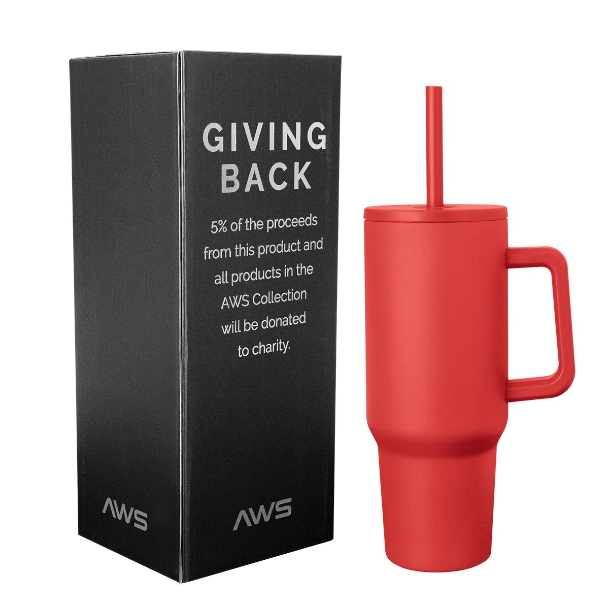 - 40 Oz. AWS Jackson Intrepid Stainless Steel Tumbler — view 12