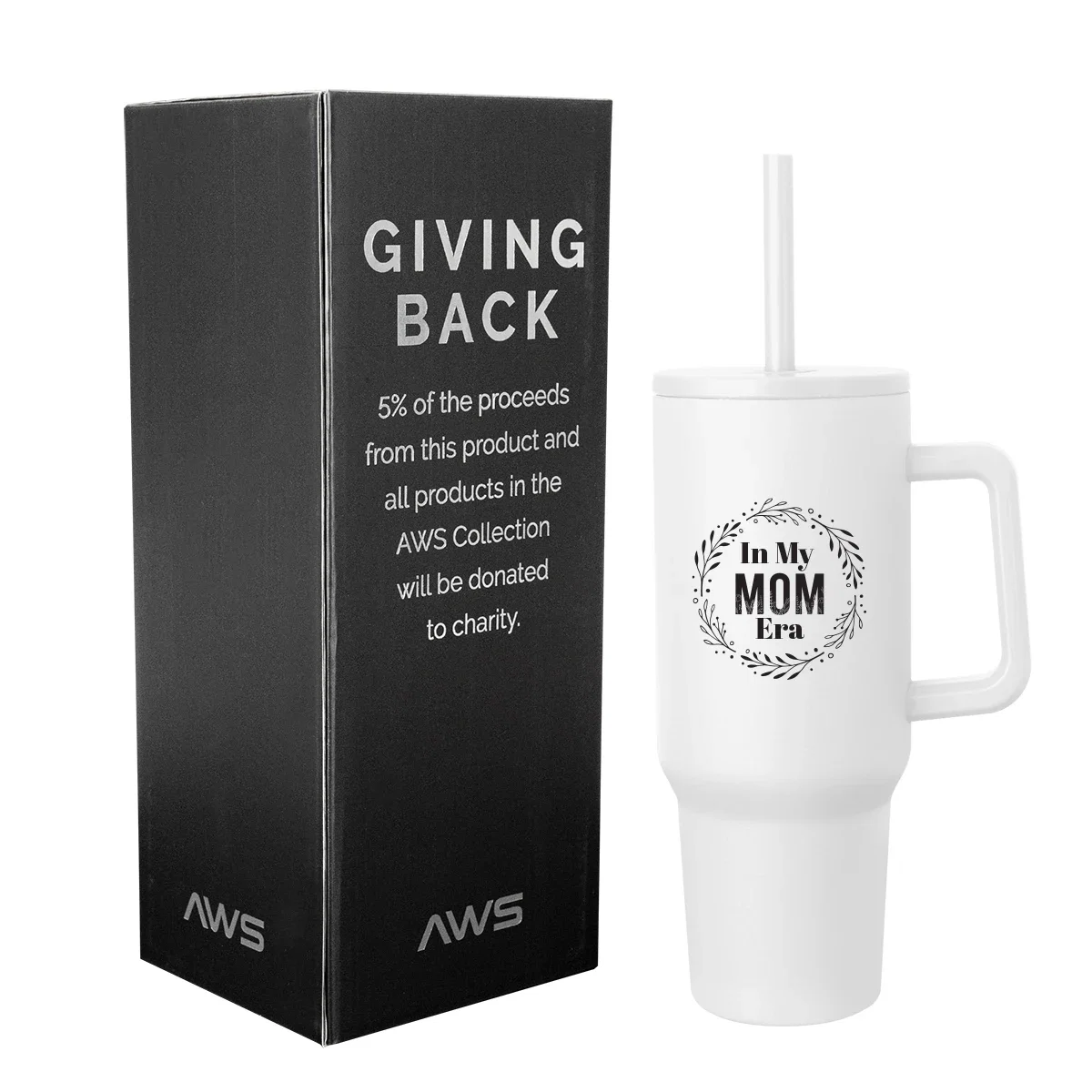 - 40 Oz. AWS Jackson Intrepid Stainless Steel Tumbler — view 5