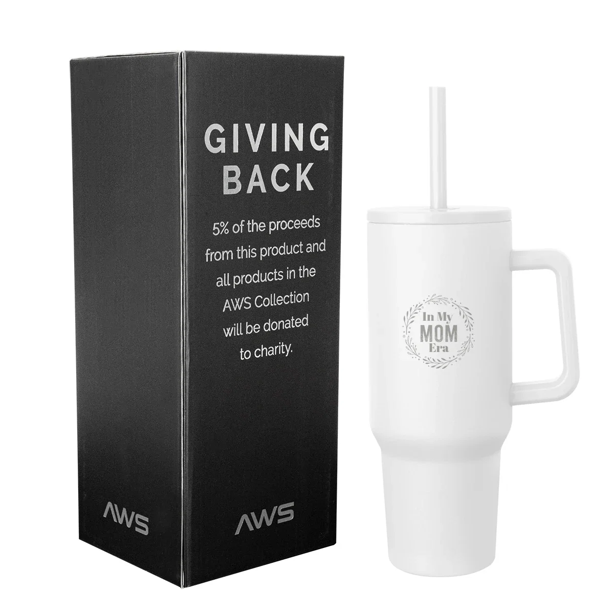 - 40 Oz. AWS Jackson Intrepid Stainless Steel Tumbler — view 6