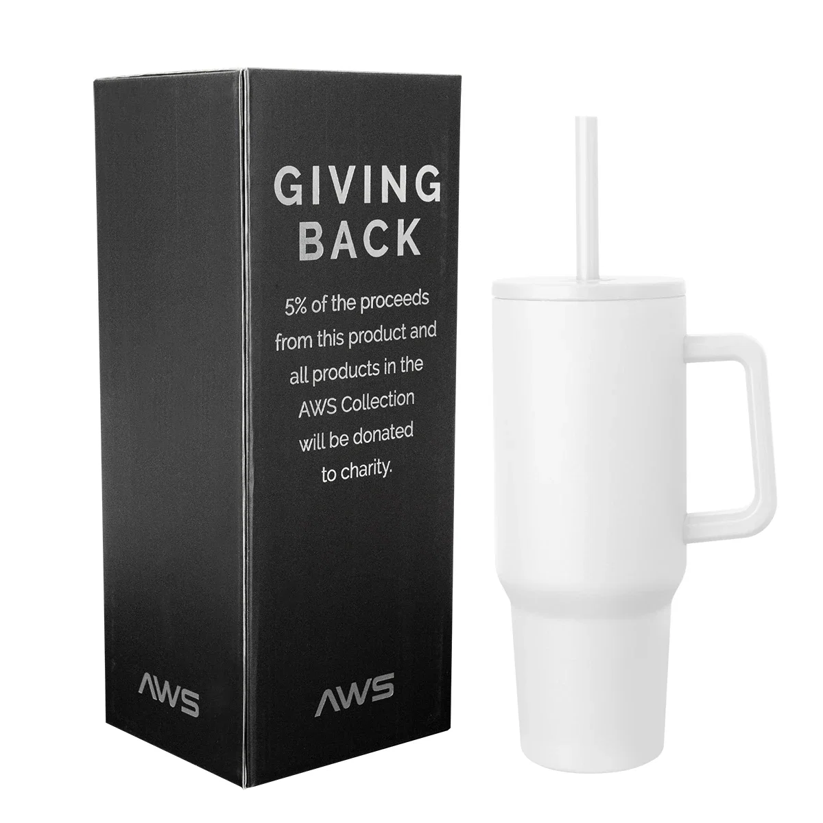 - 40 Oz. AWS Jackson Intrepid Stainless Steel Tumbler — view 7