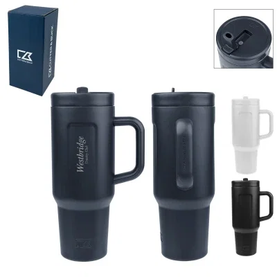 - 40 Oz. Cutter & Buck® Recycled Stainless Steel Tumbler
