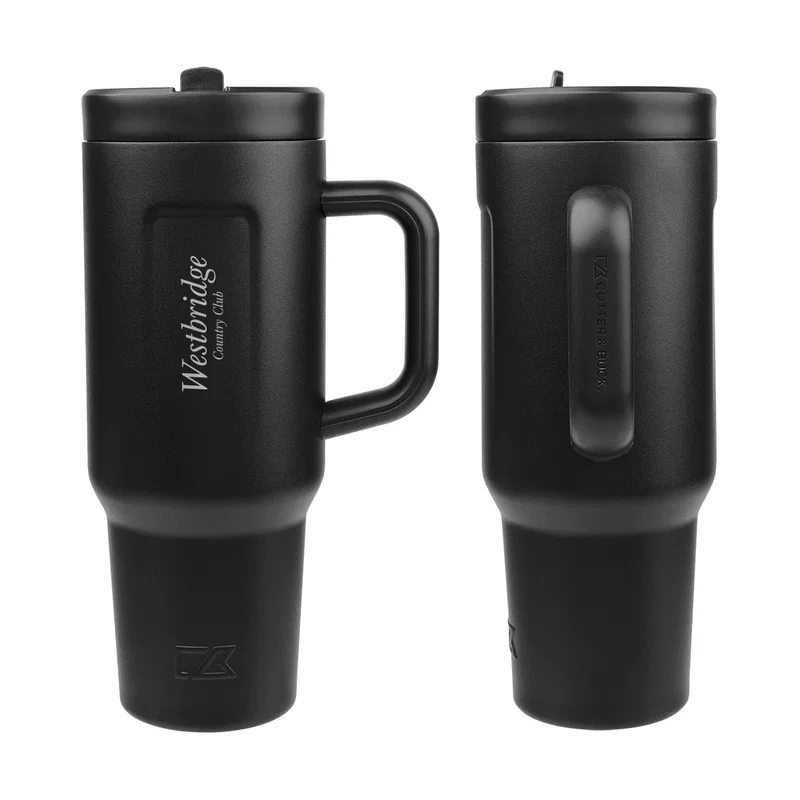 - 40 Oz. Cutter & Buck® Recycled Stainless Steel Tumbler — view 6