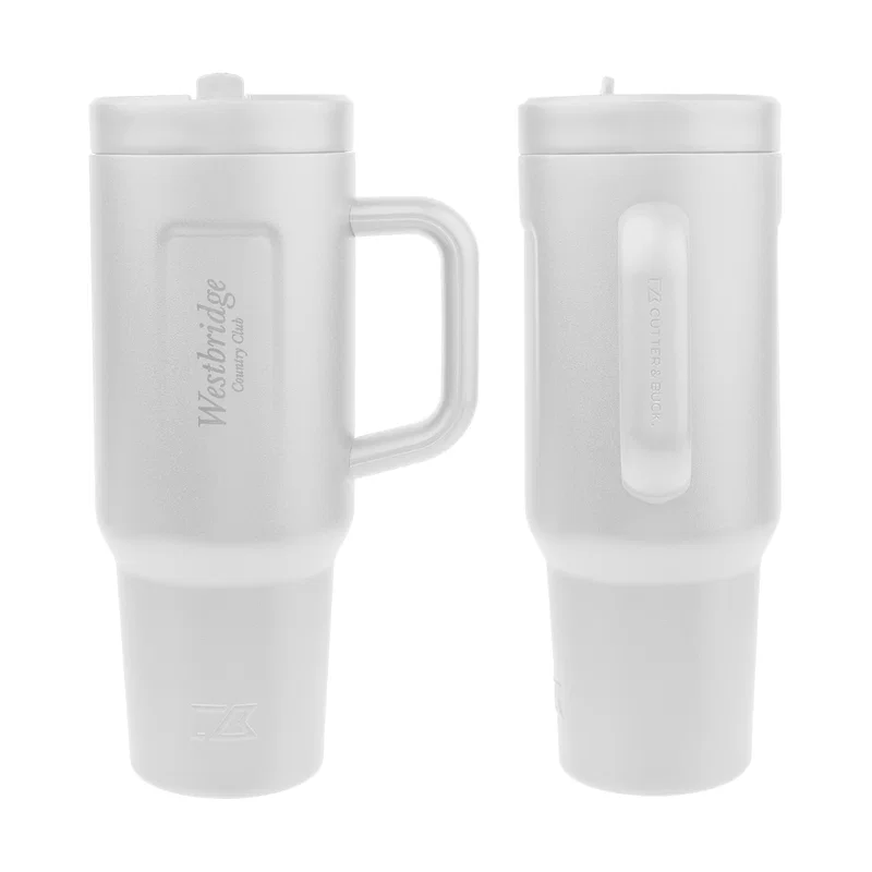 - 40 Oz. Cutter & Buck® Recycled Stainless Steel Tumbler — view 7