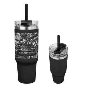 40 Oz. Full Laser Naomi Intrepid Recycled Stainless Steel Tumbler