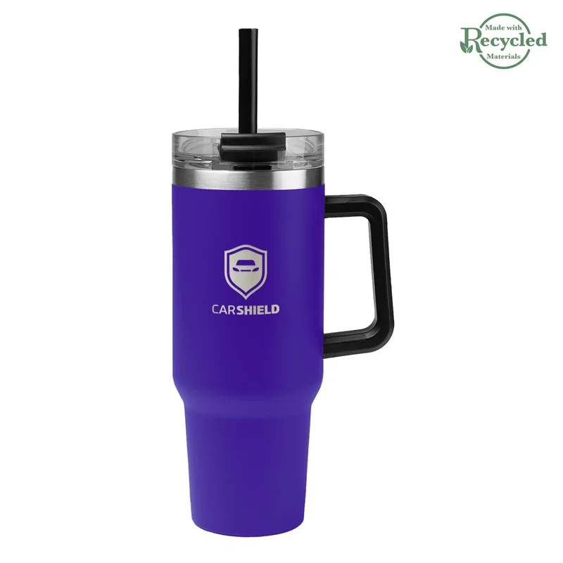 Straight-on studio shot of the 40 oz tumbler.