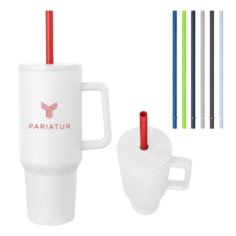 Narrow base sized to slide into a car cupholder