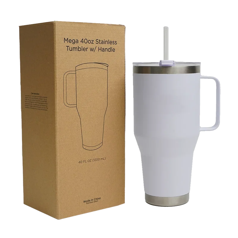 40 oz Mega Tumbler with Handle — view 10