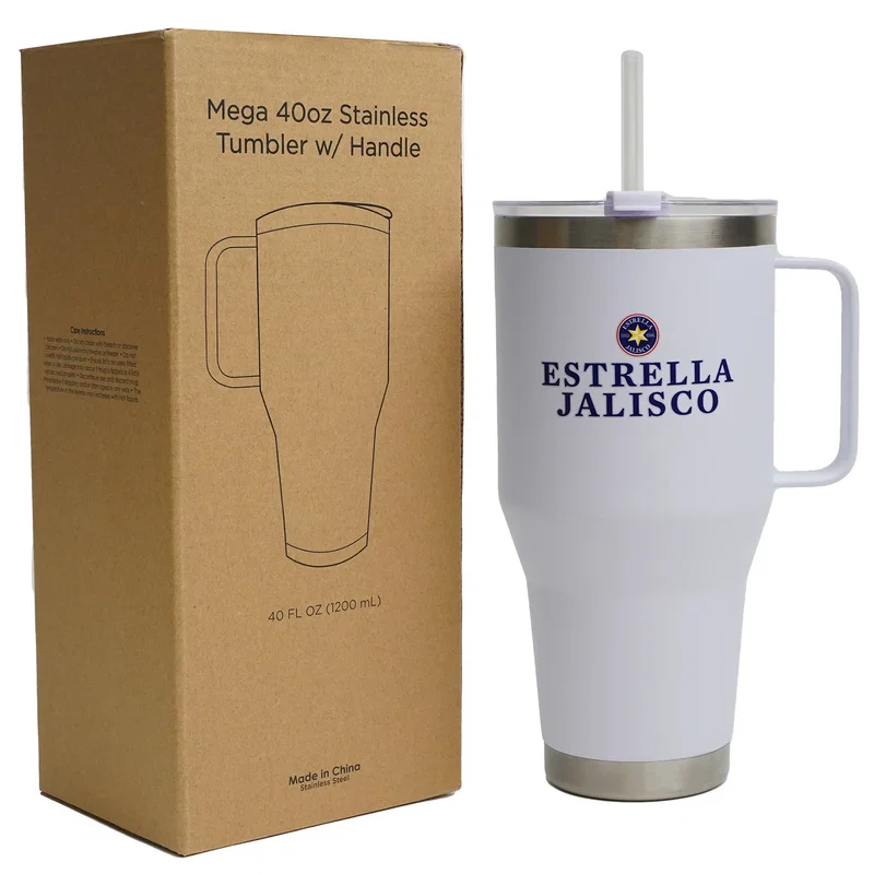 40 oz Mega Tumbler with Handle — view 5