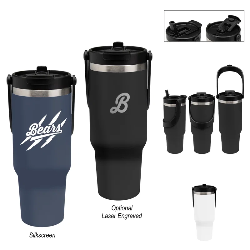 - 40 Oz. Peak Intrepid Recycled Stainless Steel Tumbler — view 6