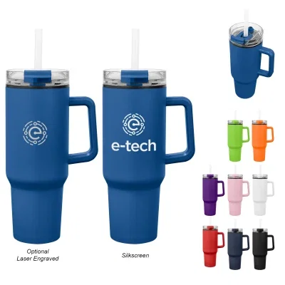 - 40 Oz. Quest Recycled Stainless Steel Tumbler — view 2