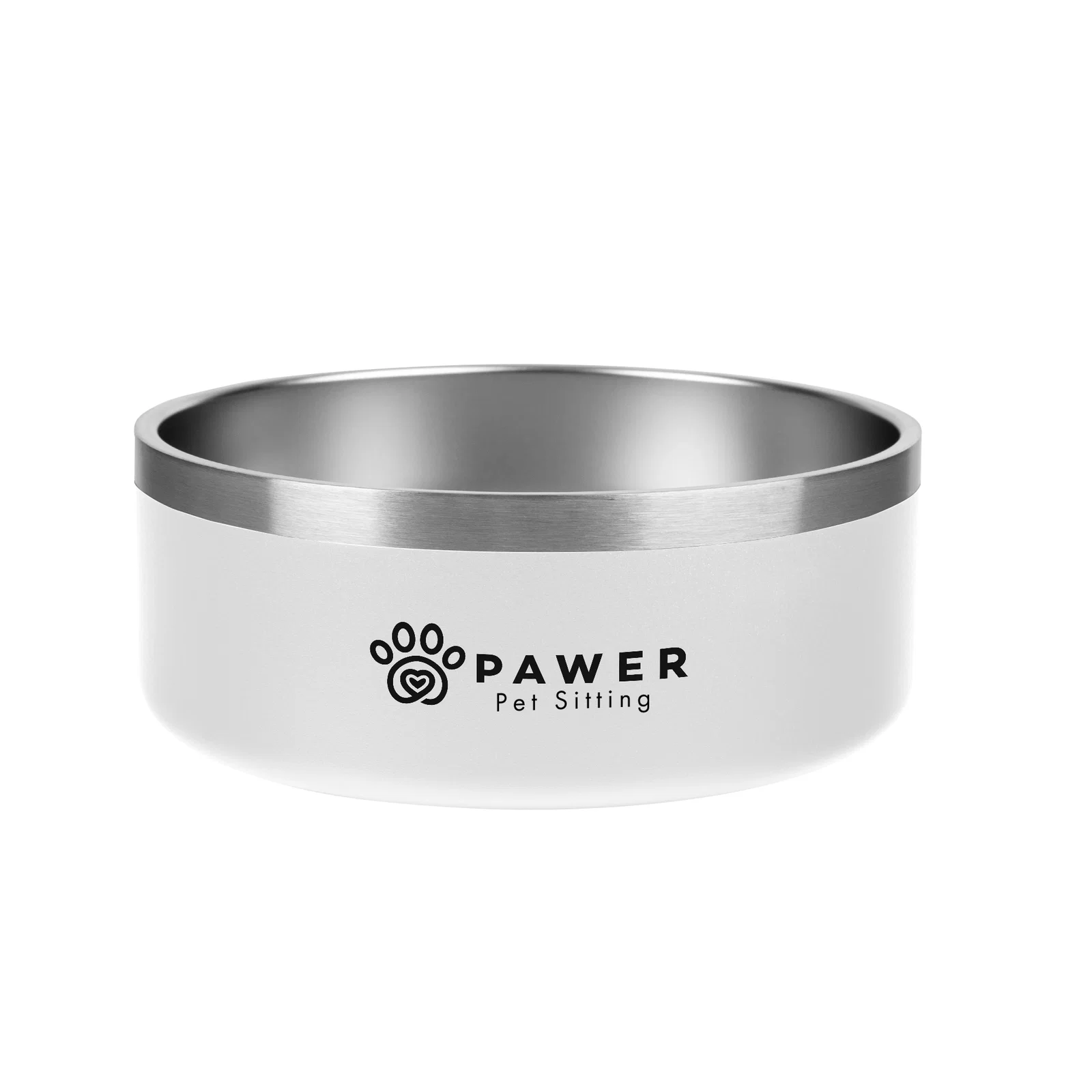 Side view highlighting the low profile of a dog dish