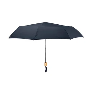 41" Arc Umbrella With 100% RPET Canopy & Bamboo Handle