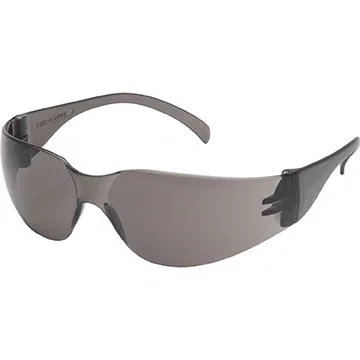 4100 safety glasses in clear lens, polycarbonate protective eyewear side view