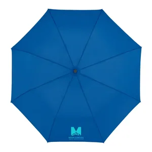 42" Recycled Folding Auto Open Umbrella