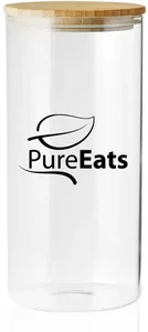 Personalized Dusk Glass Storage Jar (44 oz.)