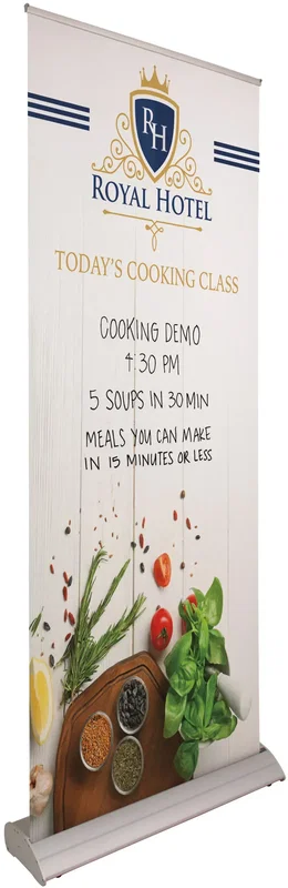 46.5" Deluxe Pro Retractor Single-Banner Kit (Dry-Erase Media) — view 2