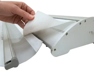 46.5" Deluxe Pro Retractor Single-Banner Kit (No-Curl Opaque Fabric)
