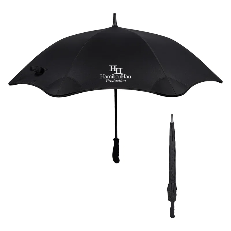 - 46" Arc Scalloped Edge Umbrella β view 1