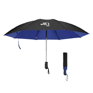 46" Arc Two-Tone Inversion Umbrella With 100% rPET Canopy